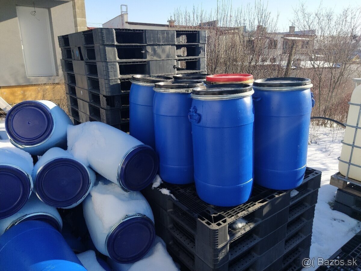 Predám plastové sudy 53.55.60.70....... - 5