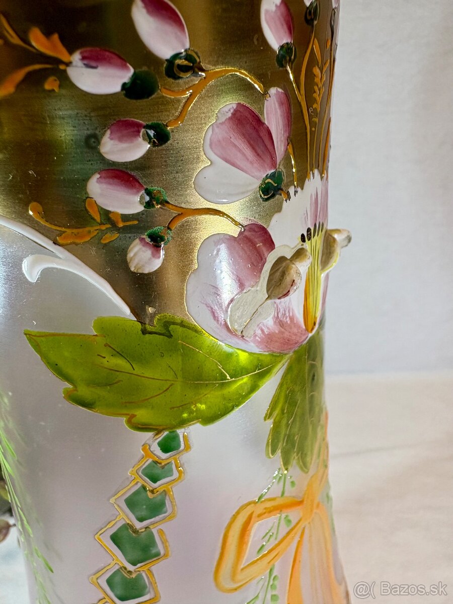 Starozitny secesny vysoký dzban - 5