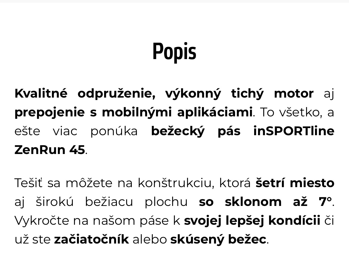 Elektricky bežecky pás inSportilne - 5