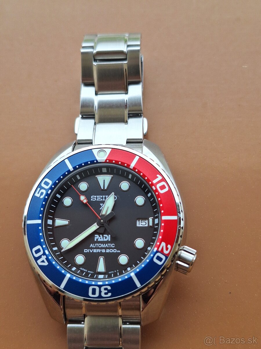 Predám Hodinky Seiko Prospex Sea Automatic Diver's PADI - 5