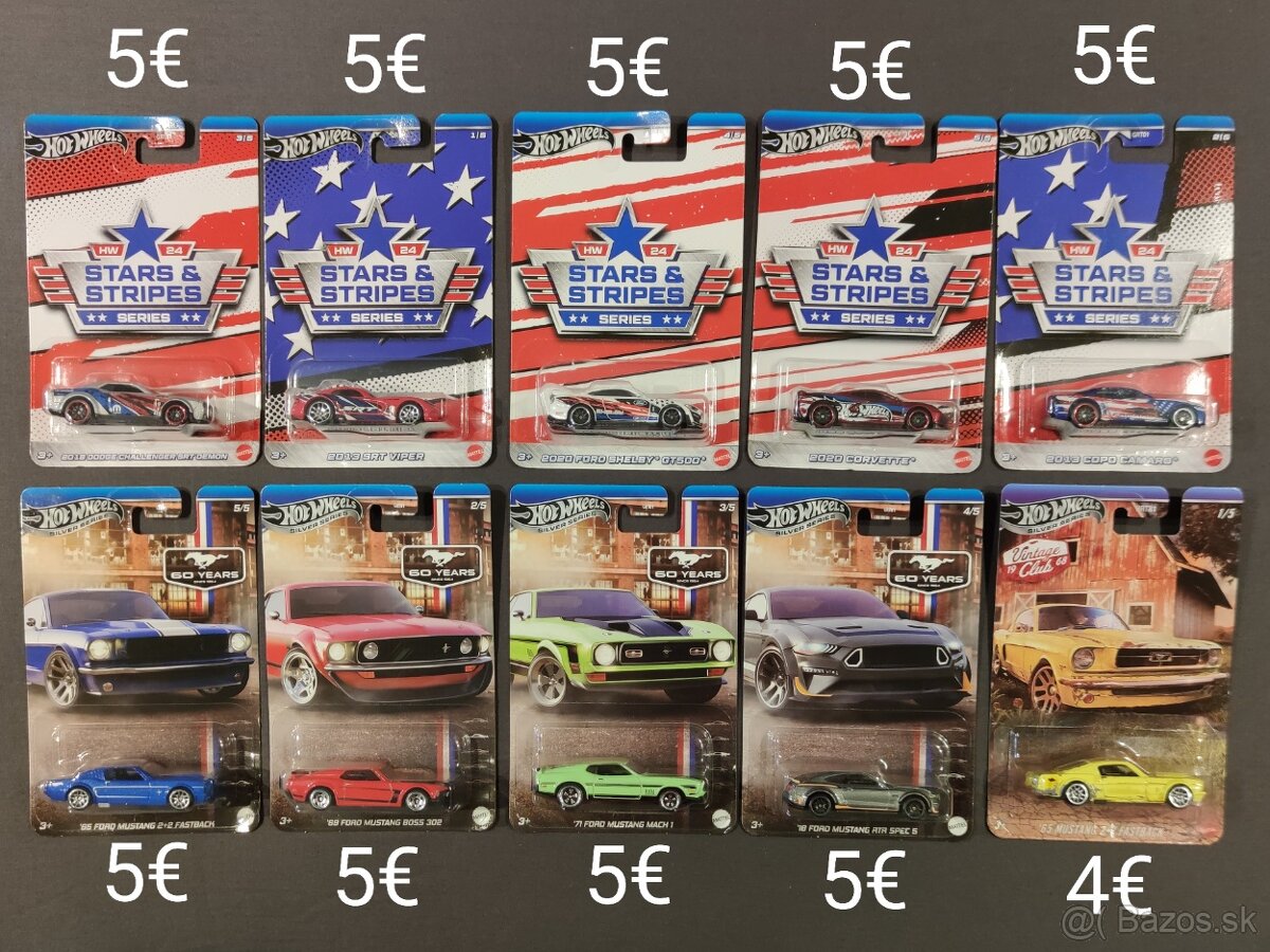 Hot Wheels kusovky zo sérií - 5