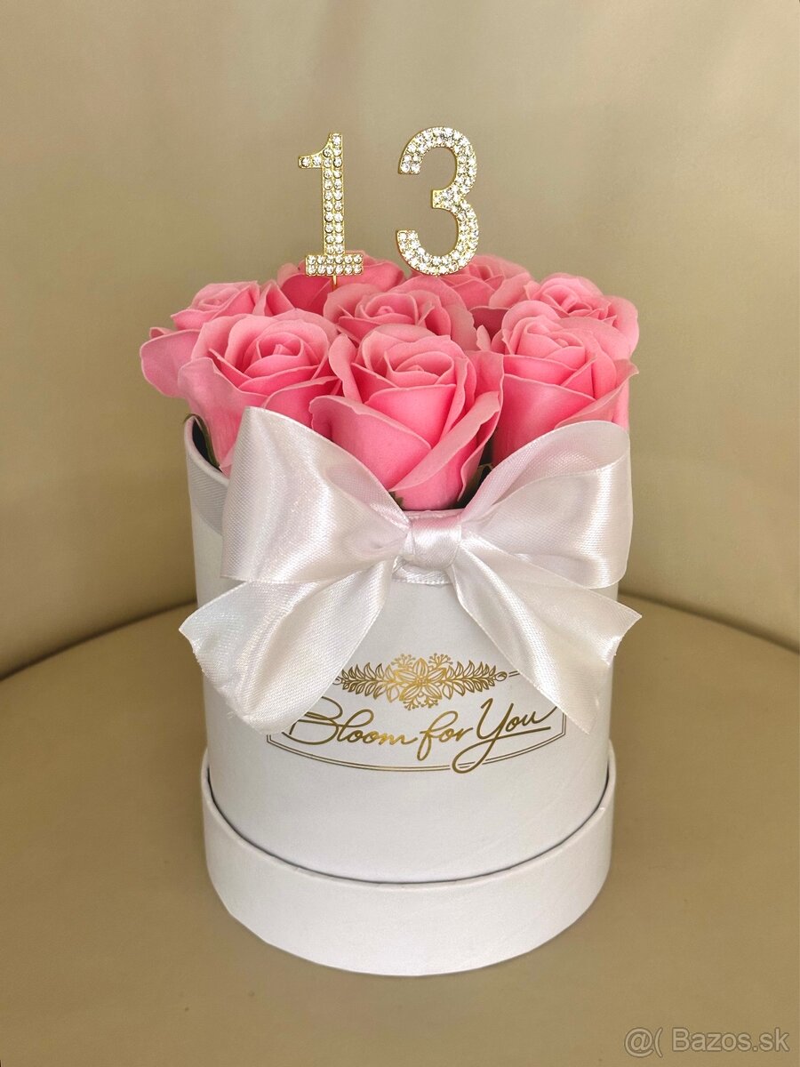 Box mydlových ruží so zápisom - 5