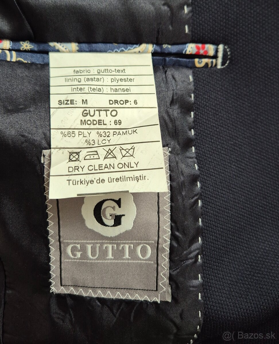 Tmavo modré pánske sako - 5