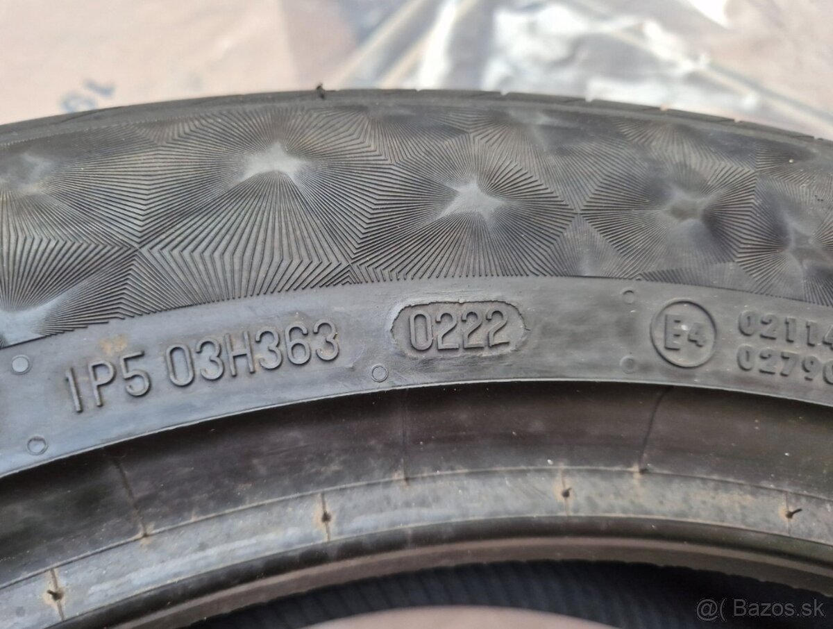 215/55 r18 letné 2 ks CONTINENTAL - nejazdené - 5
