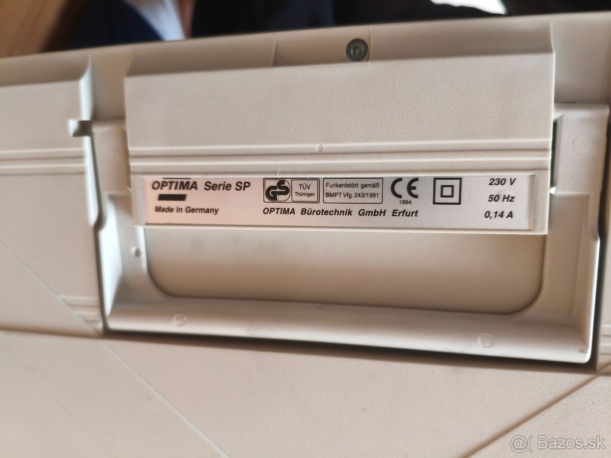 Elektrický písací stroj Optima SP28 - 5