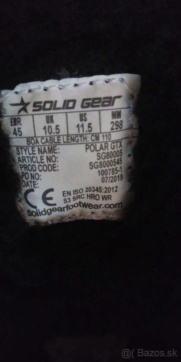 Zateplená PROFI obuv Polar GTX S3 - úplne NOVÉ - 2 páry - 5