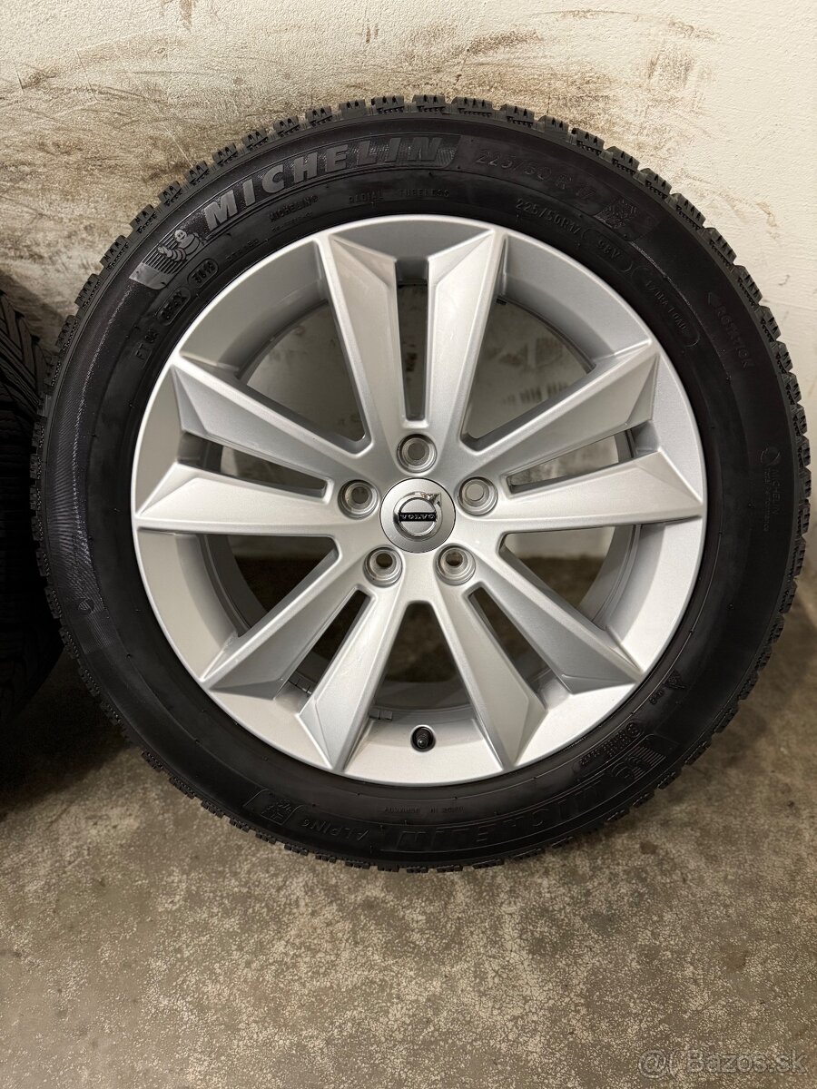 Zimná sada Volvo 5x108 R17 , 225/50/17 Volvo V60 S60 - 5