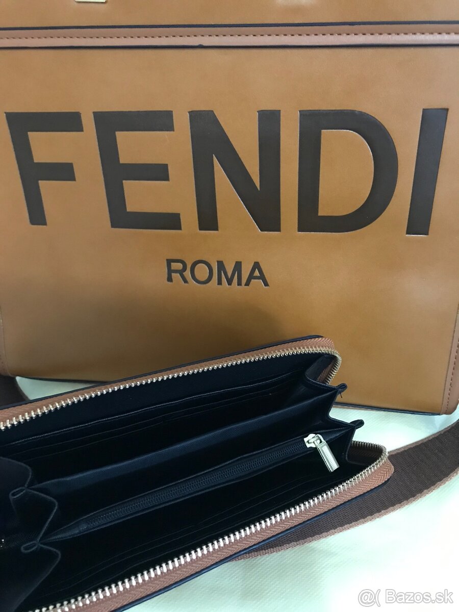 FENDI / set kabelka+peňaženka - 5