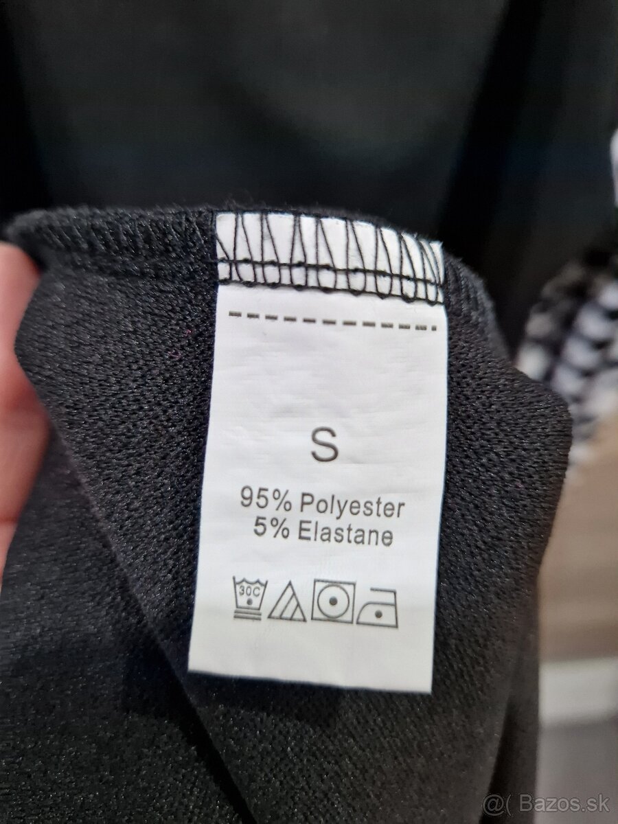 Šaty čiernobiele - 5