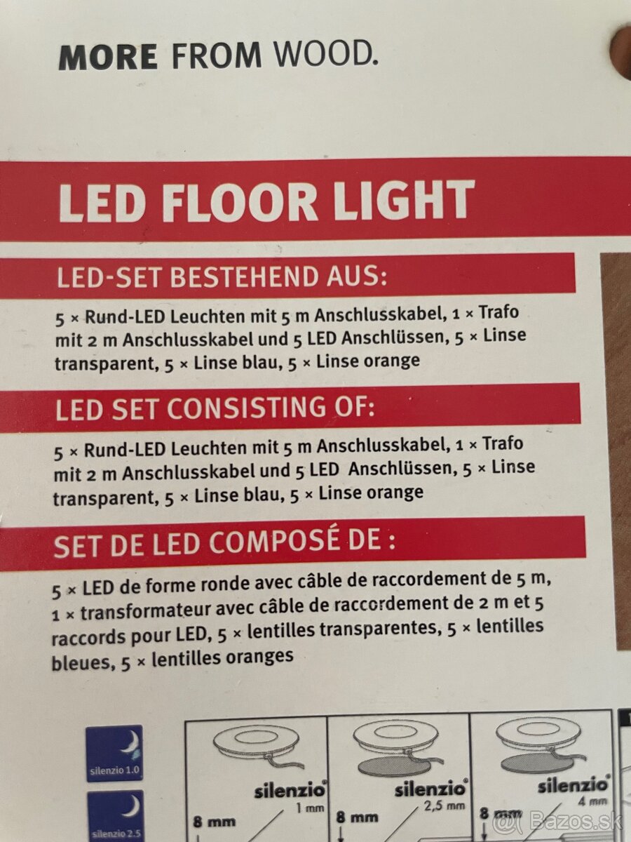 Led svietidla do drevenej podlahy - 5