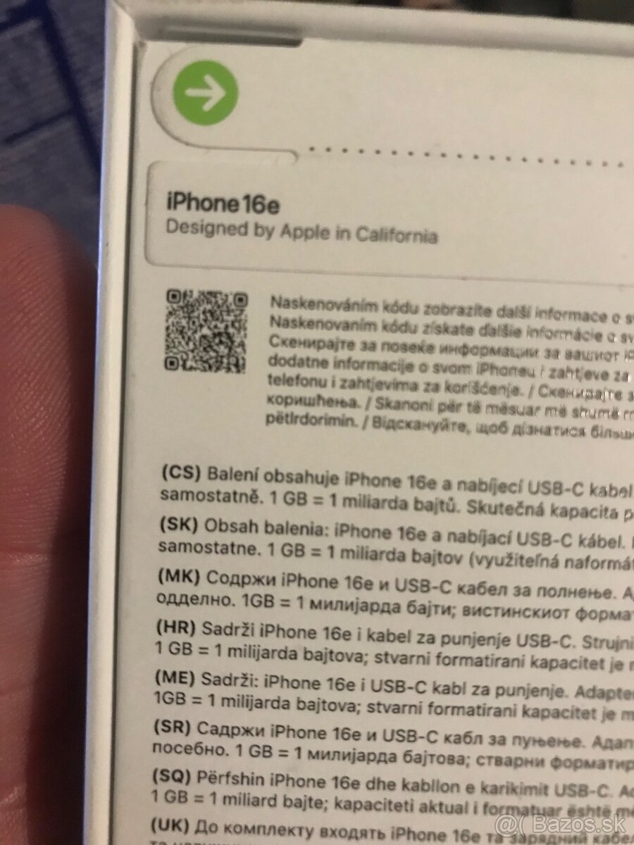 iPhone 16e 128gb úplne Nový - 5