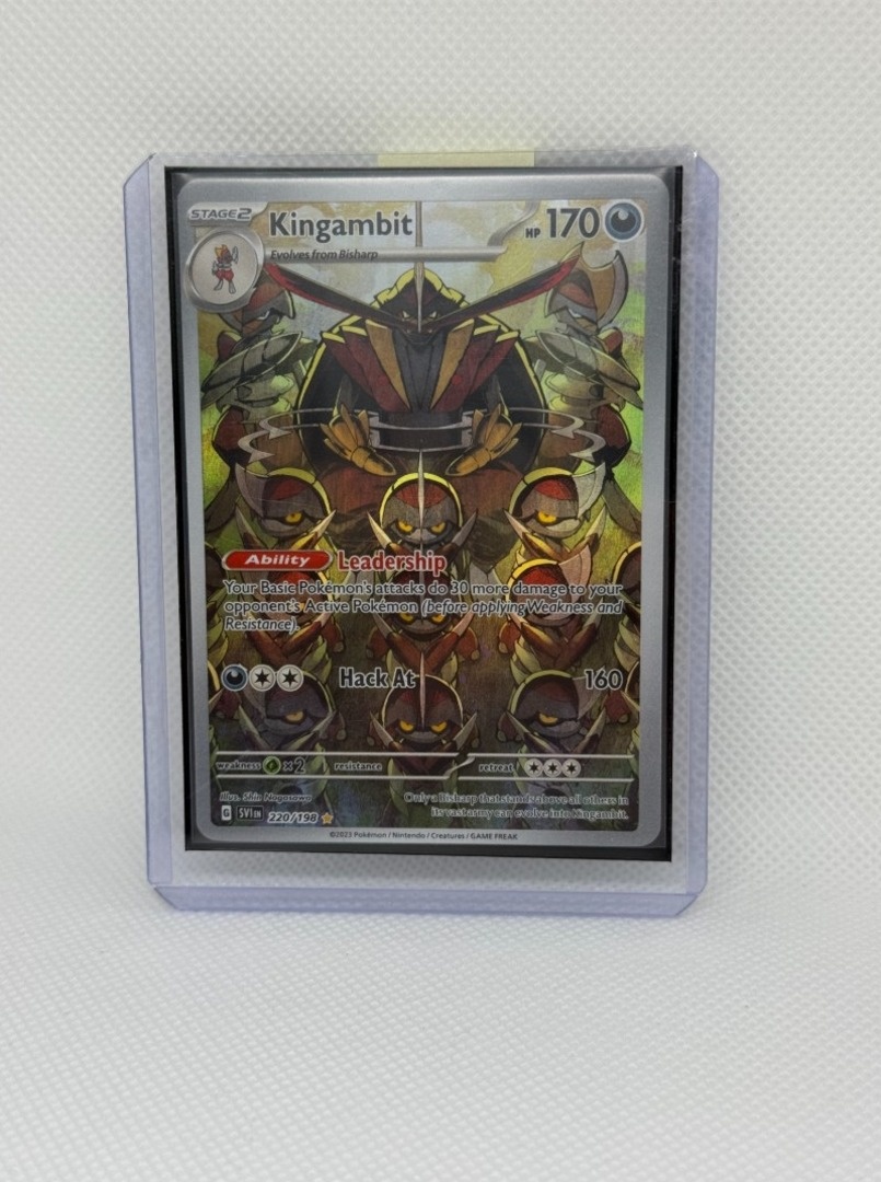 Pokémon karta Kingambit 220/198 – EX – ORIGINÁL - 5