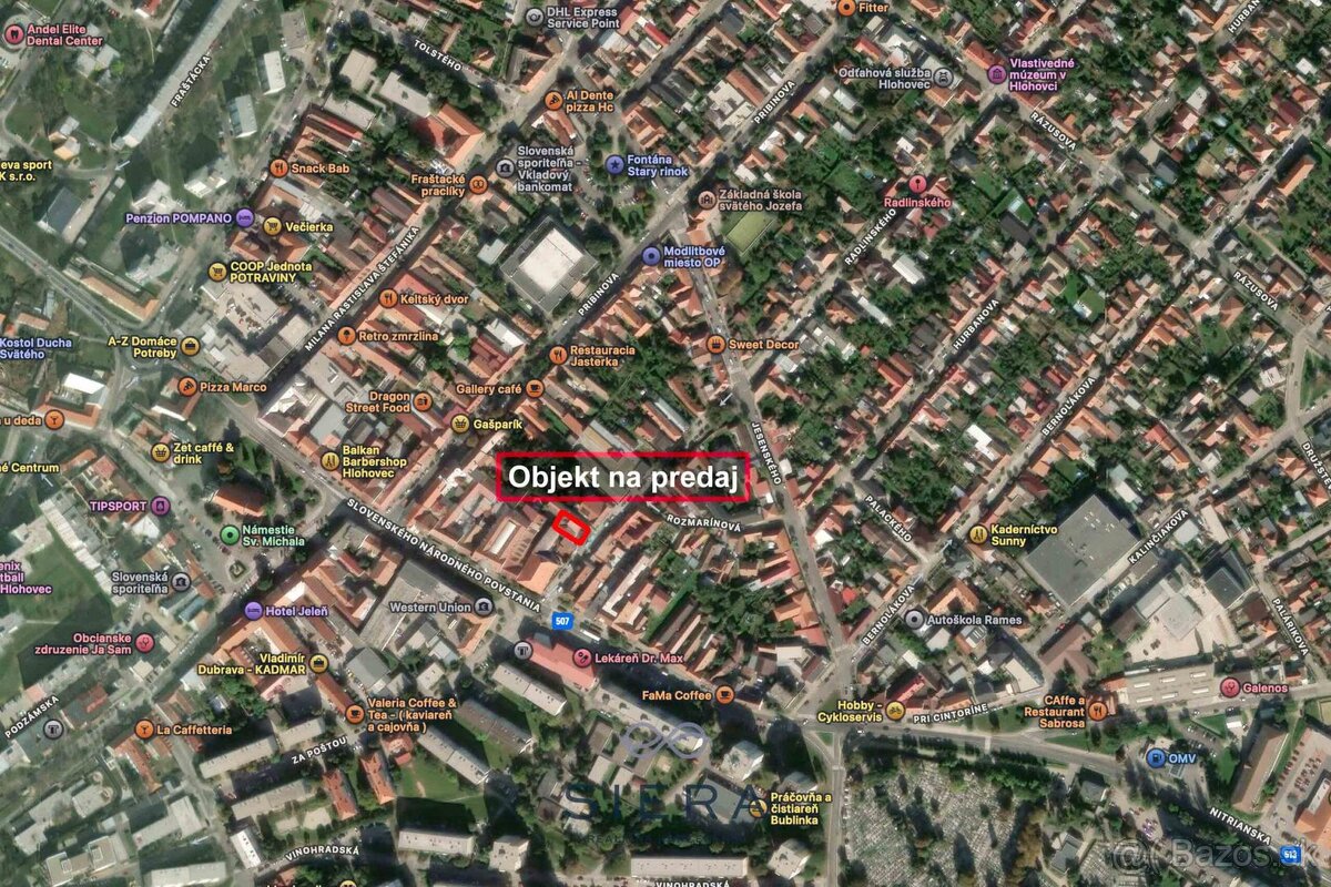 NA PREDAJ Polyfunkčný objekt v centre Hlohovca - 5