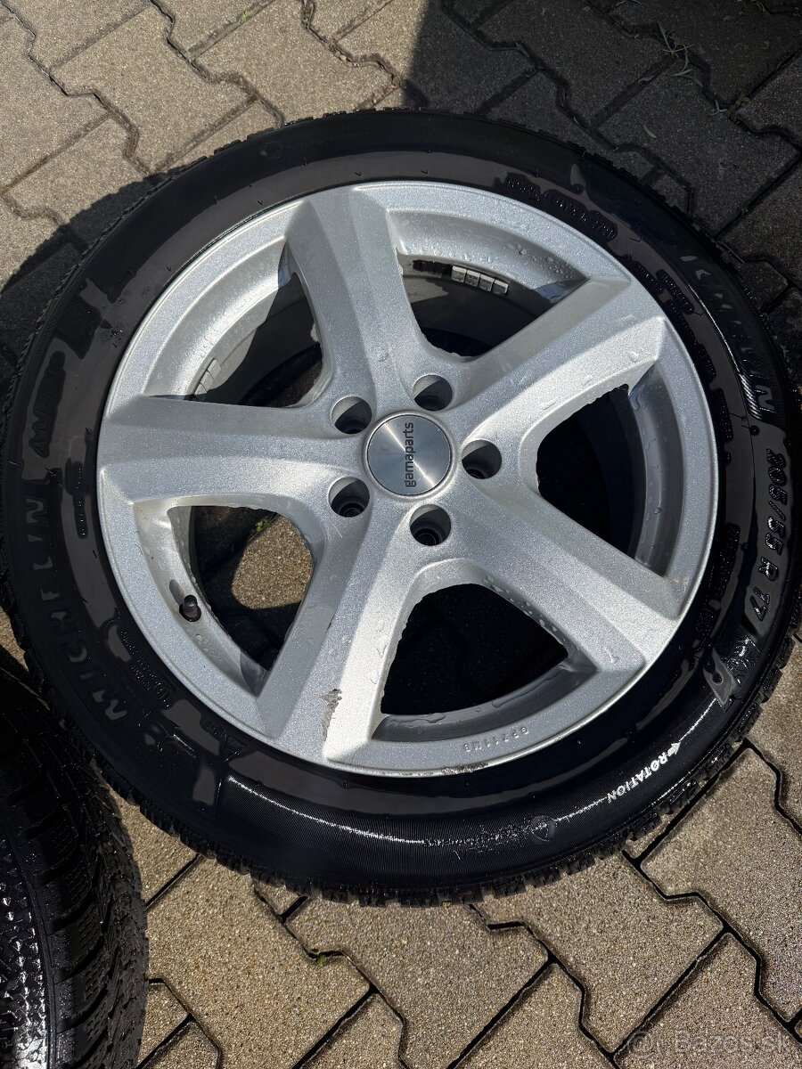 Elektróny so zimnými pneumatikami rozmeru 205/55 R17 - 5