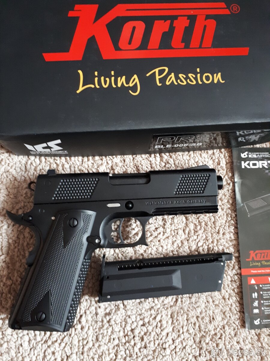 AIRSOFT PIŠTOĽ KORTH, GBB - 5