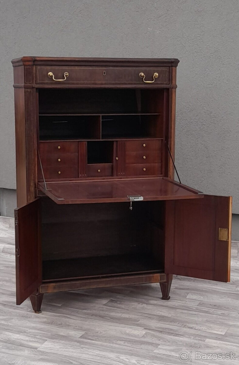 Tajomník mahagónový Ľudovít XVI. - 5