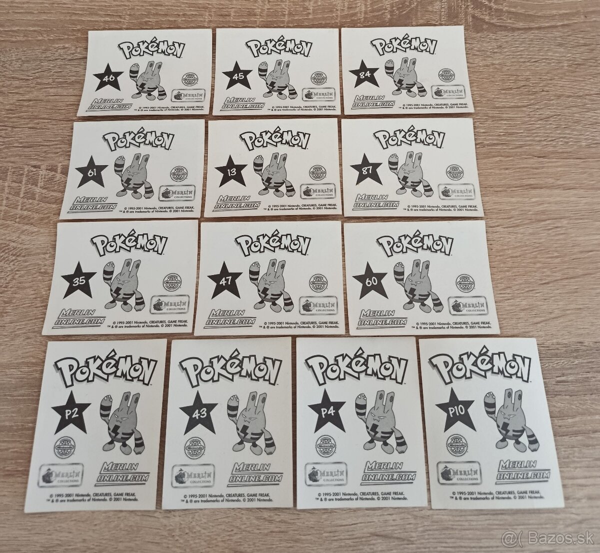 Pokémon nálepky - 5