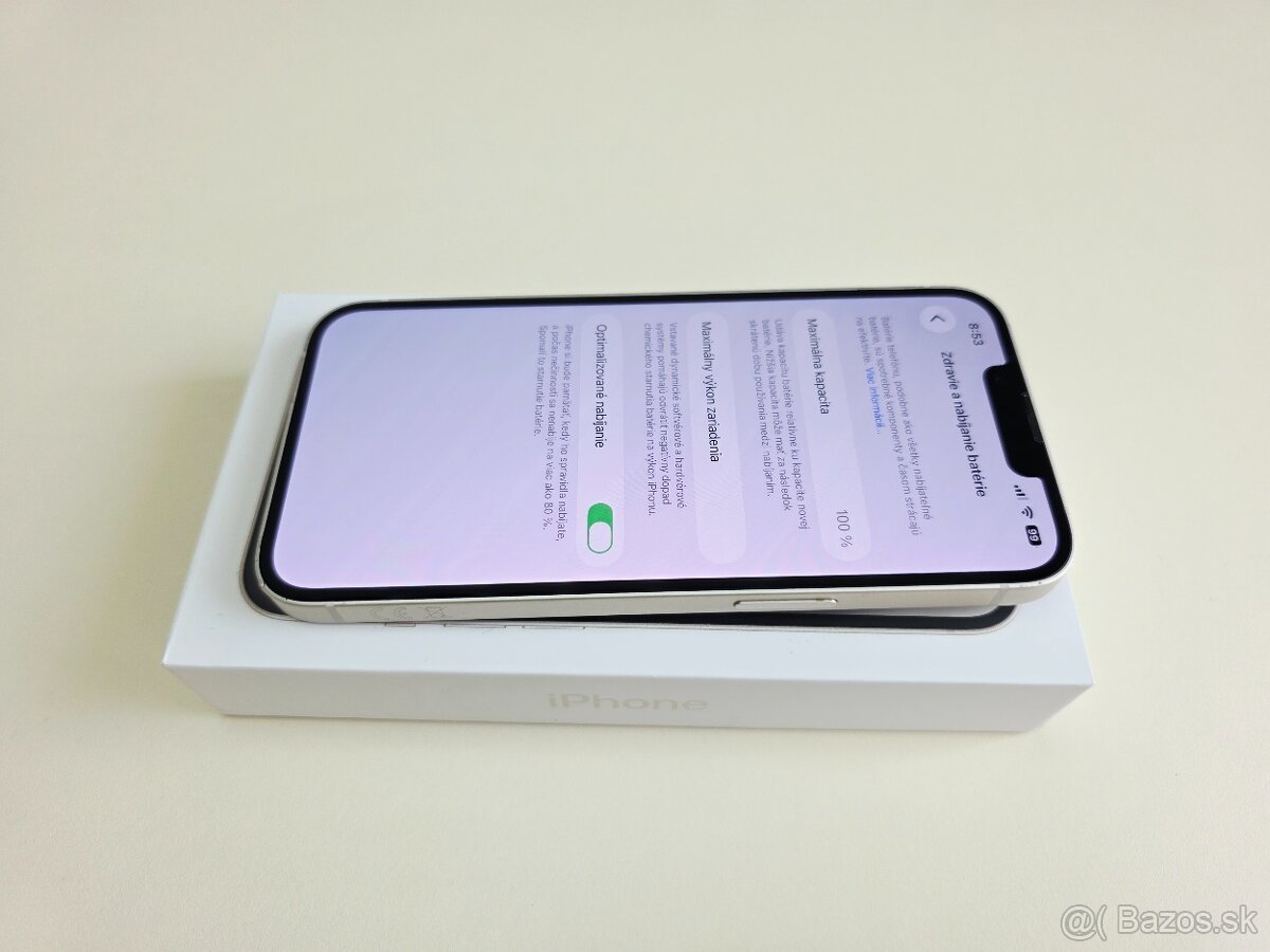 APPLE IPHONE 14 128GB STARLIGHT ZDRAVIE BATERKY 100% - 5