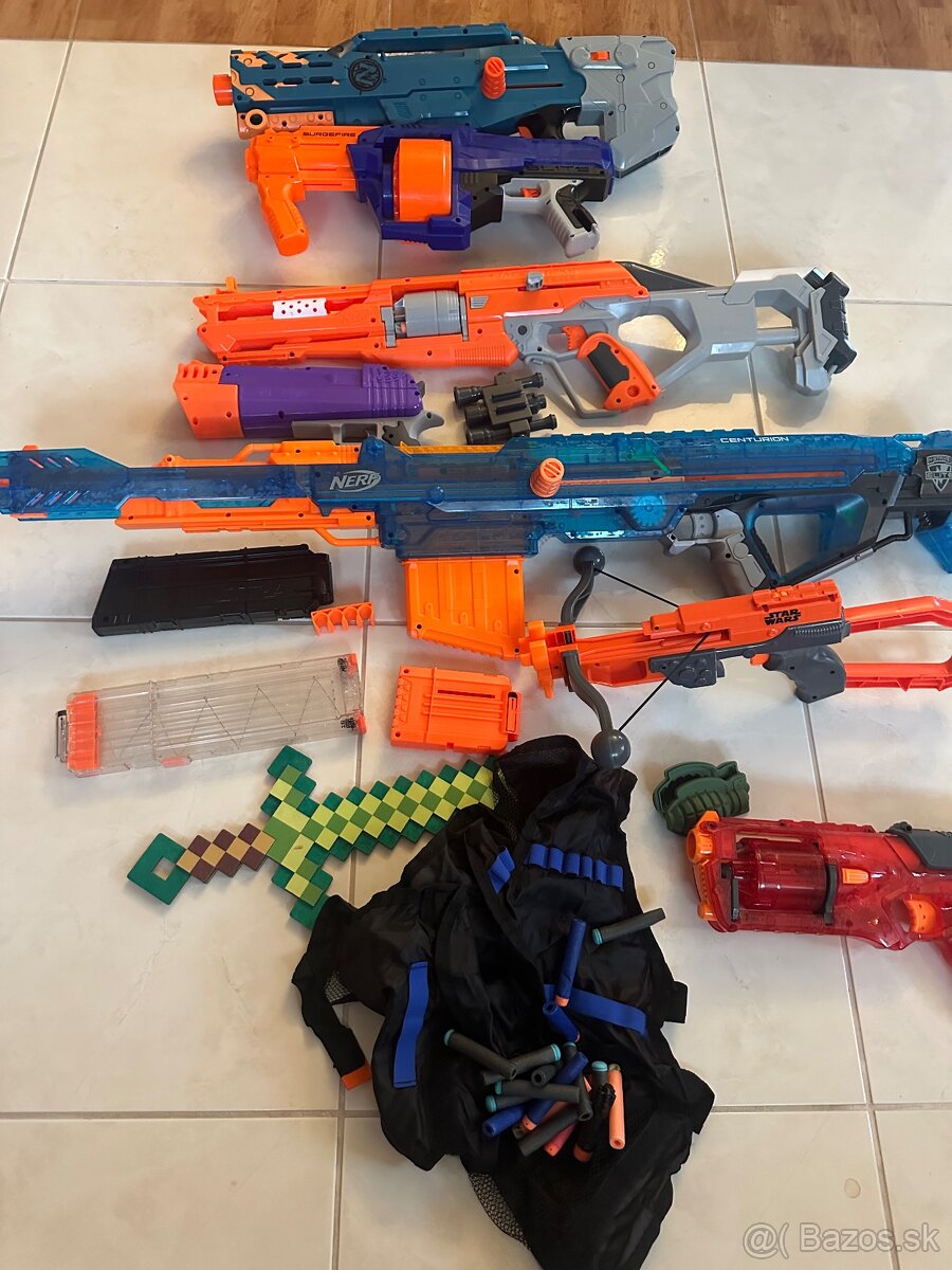 Nerf zbierka s taktickou vestou - 5