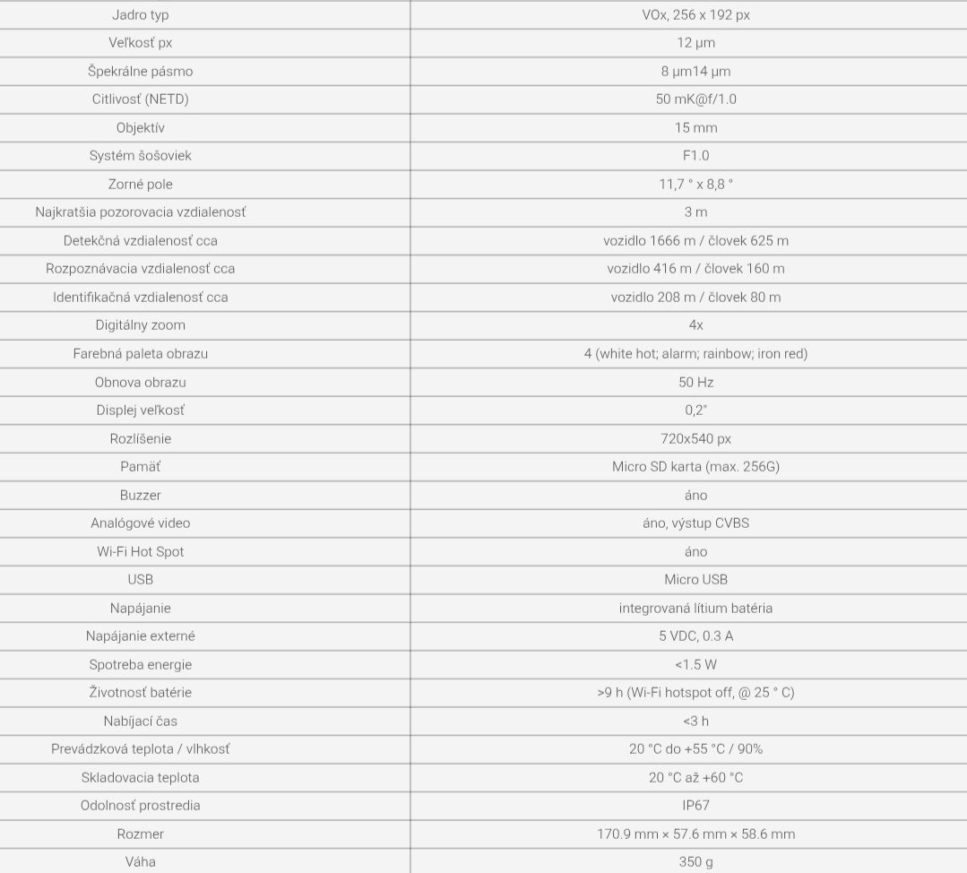 Termovízia Alor Hunt 15 - 5
