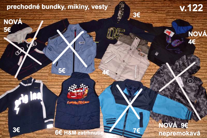 zimne bundy pre chlapca velkost 128 - 5