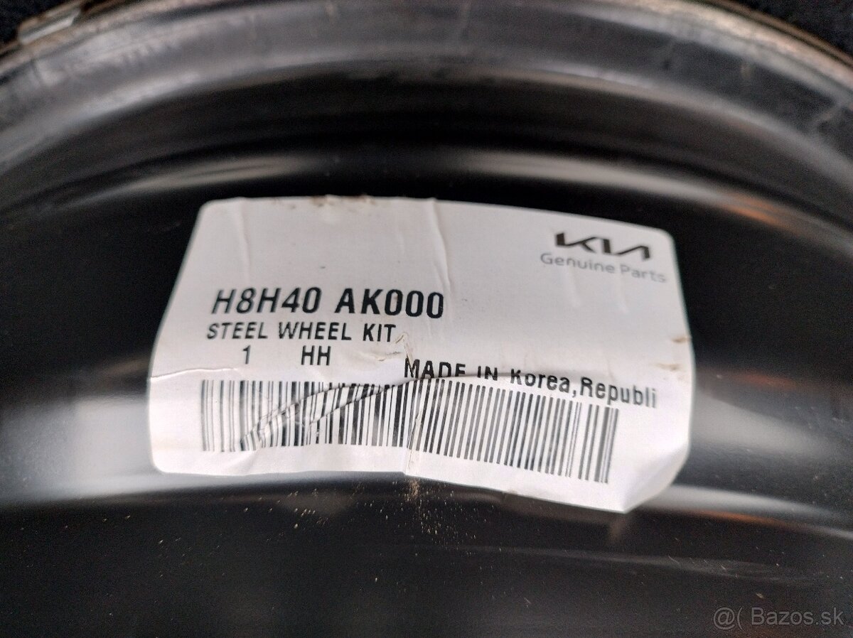 Originál plechové disky KIA 15" 4x100 - 5