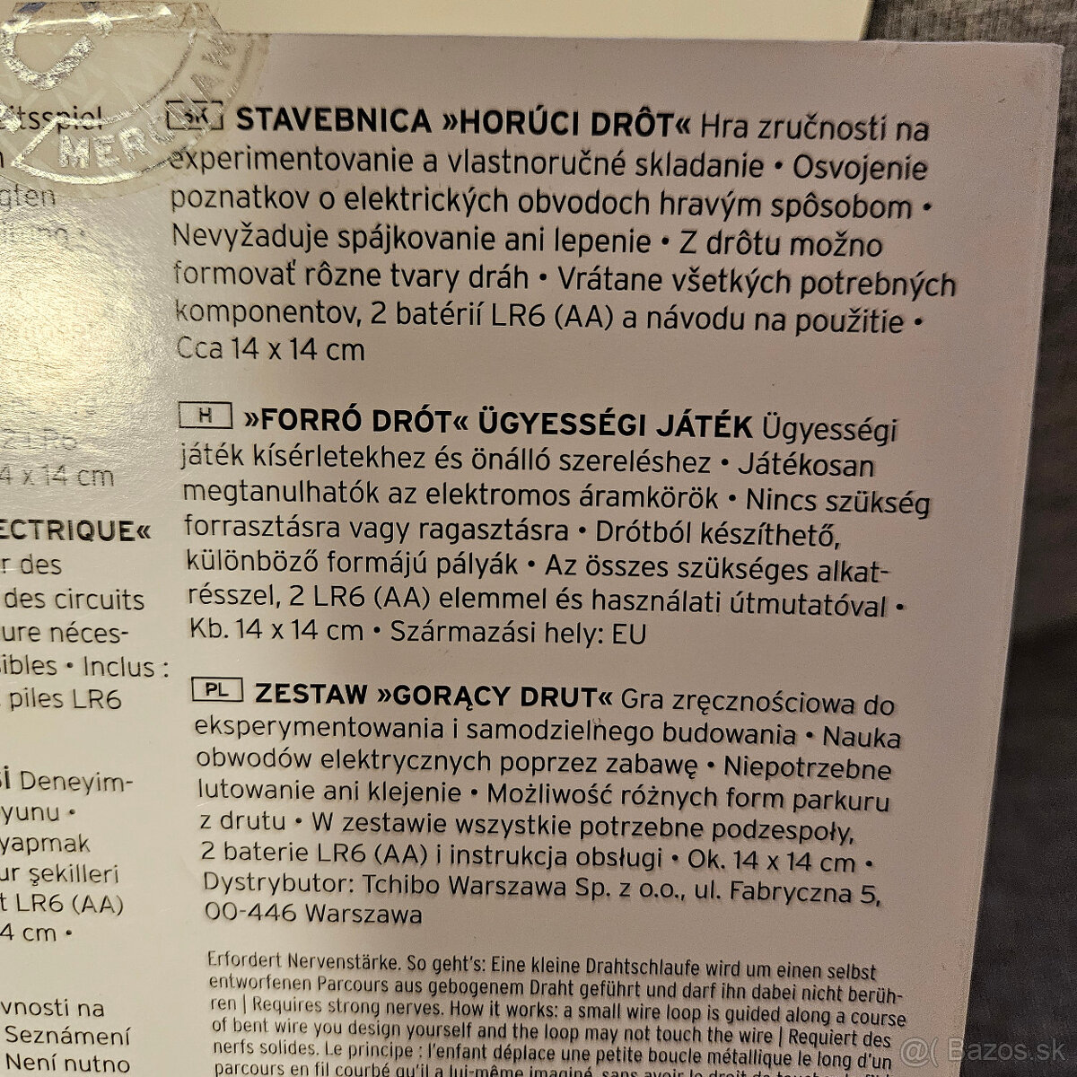 Elektronická stavebnica "Horúci drôt" - 5