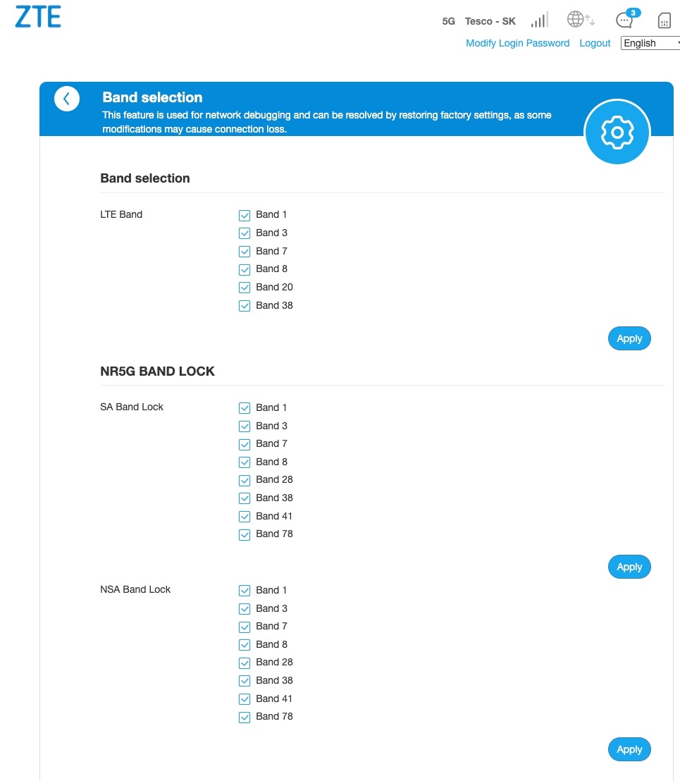 5G vonkajšia anténa na SIM kartu - NEBLOKOVANÁ - 5