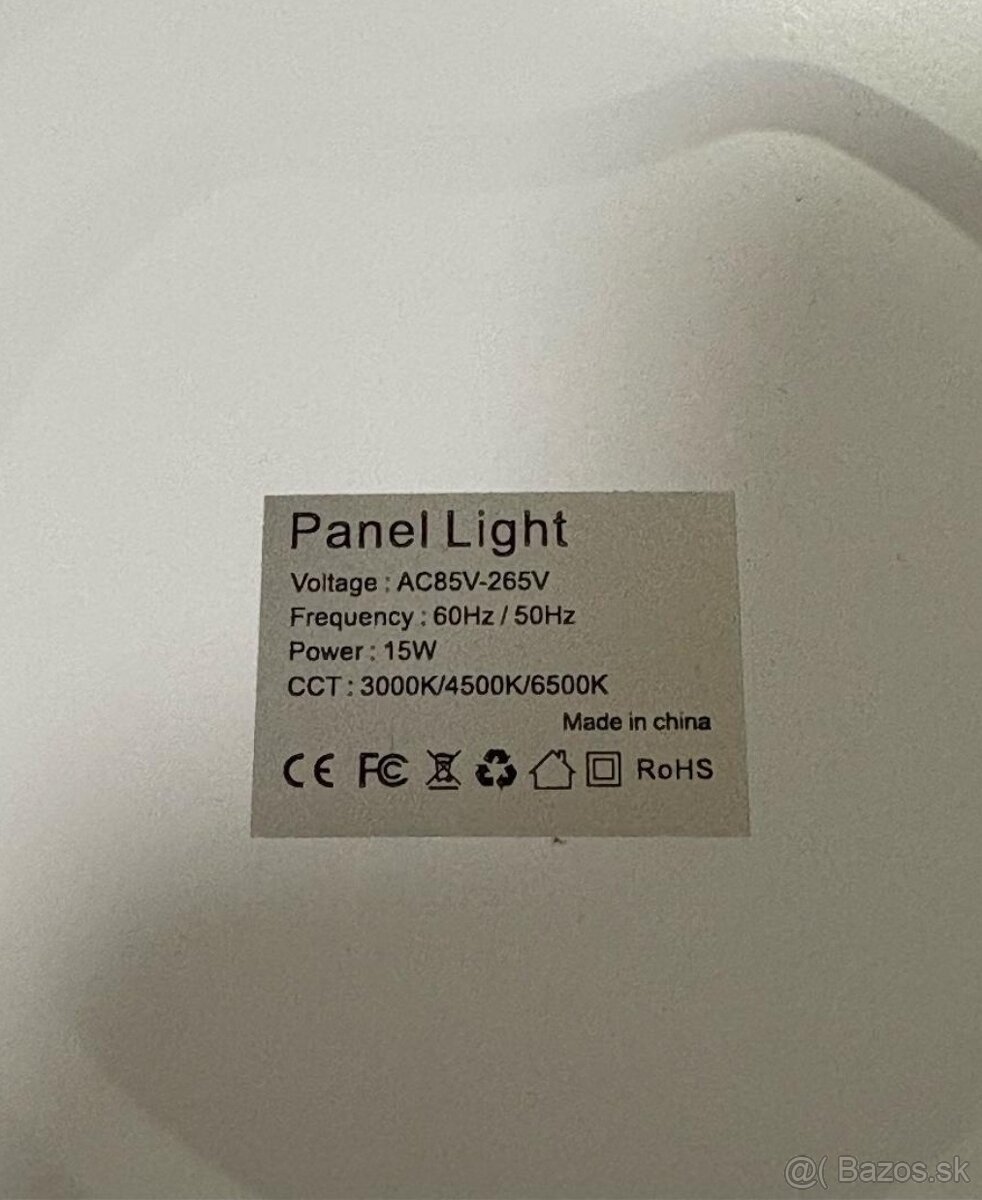 LED panel 15W 5ks ,3000-6500K 1530lm - 5