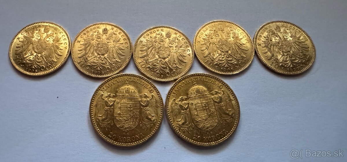 Kupim mince -zlate strieborne - 5