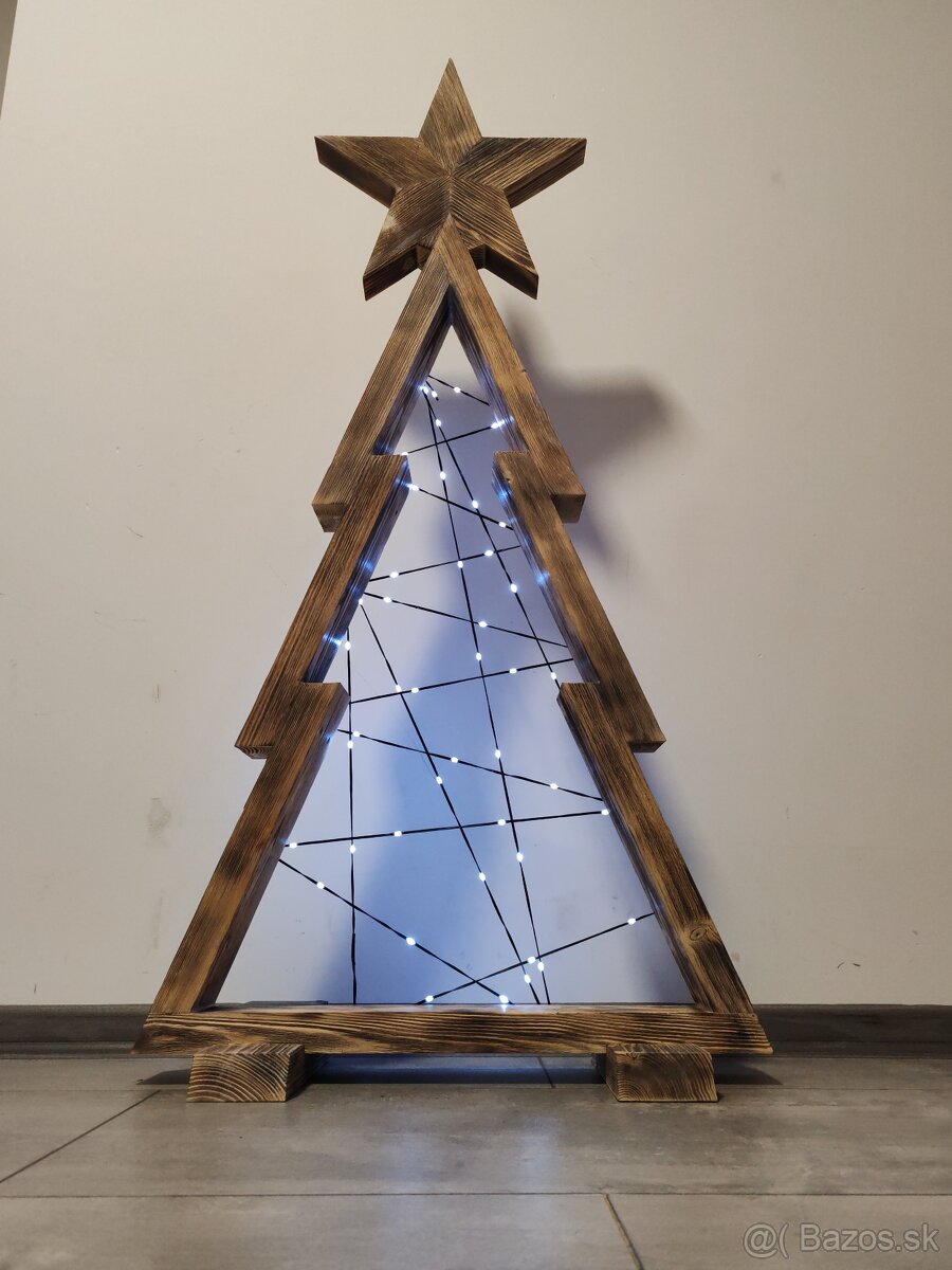 Drevený Vianočný stromček - 5