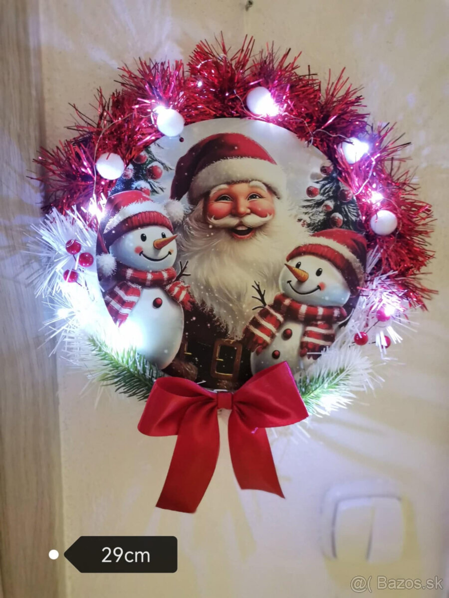 Vianočné a zimné venčeky na dvere. - 5