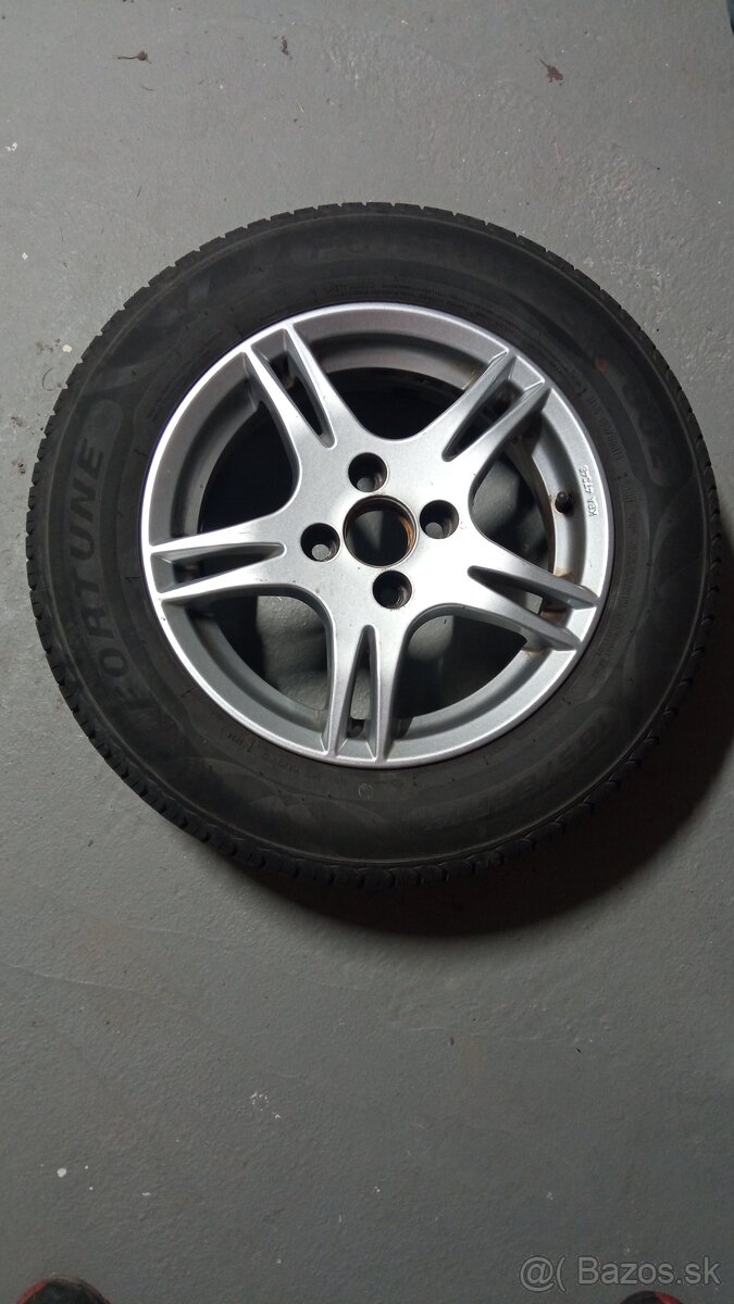 Letné pneumatiky s hliníkovým diskami R14 - 5