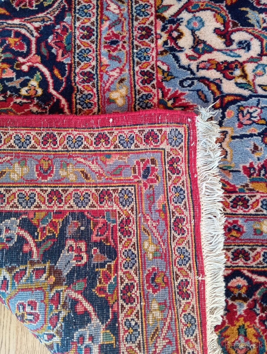 🌟Luxusný ručne viazaný perzský koberec Keshan 400×300 cm🌟 - 5