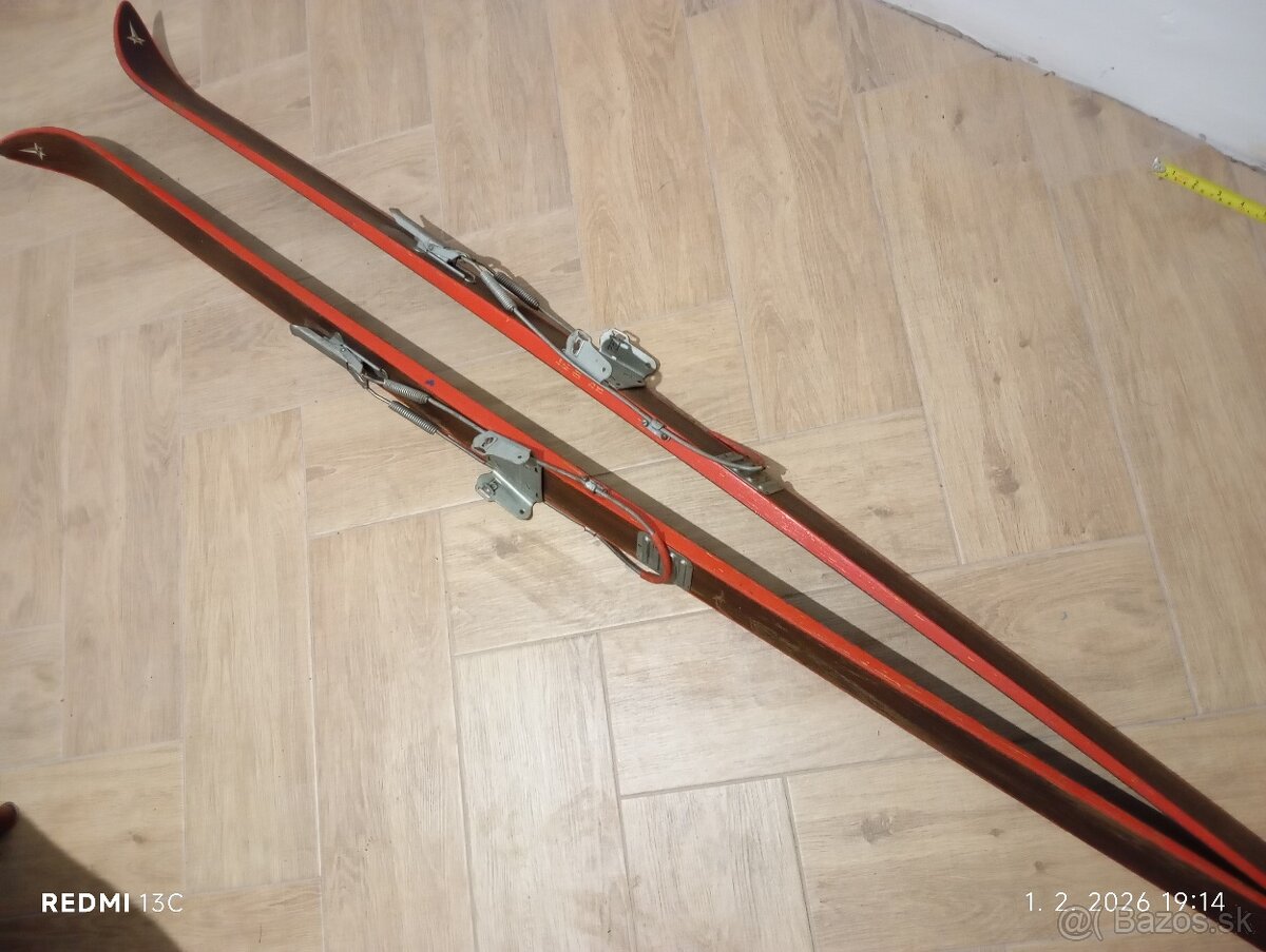 Staré drevené lyže - 5