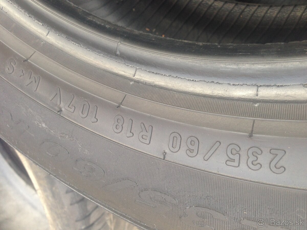 Predám letné Pneu 235/60r18 5mm - 5