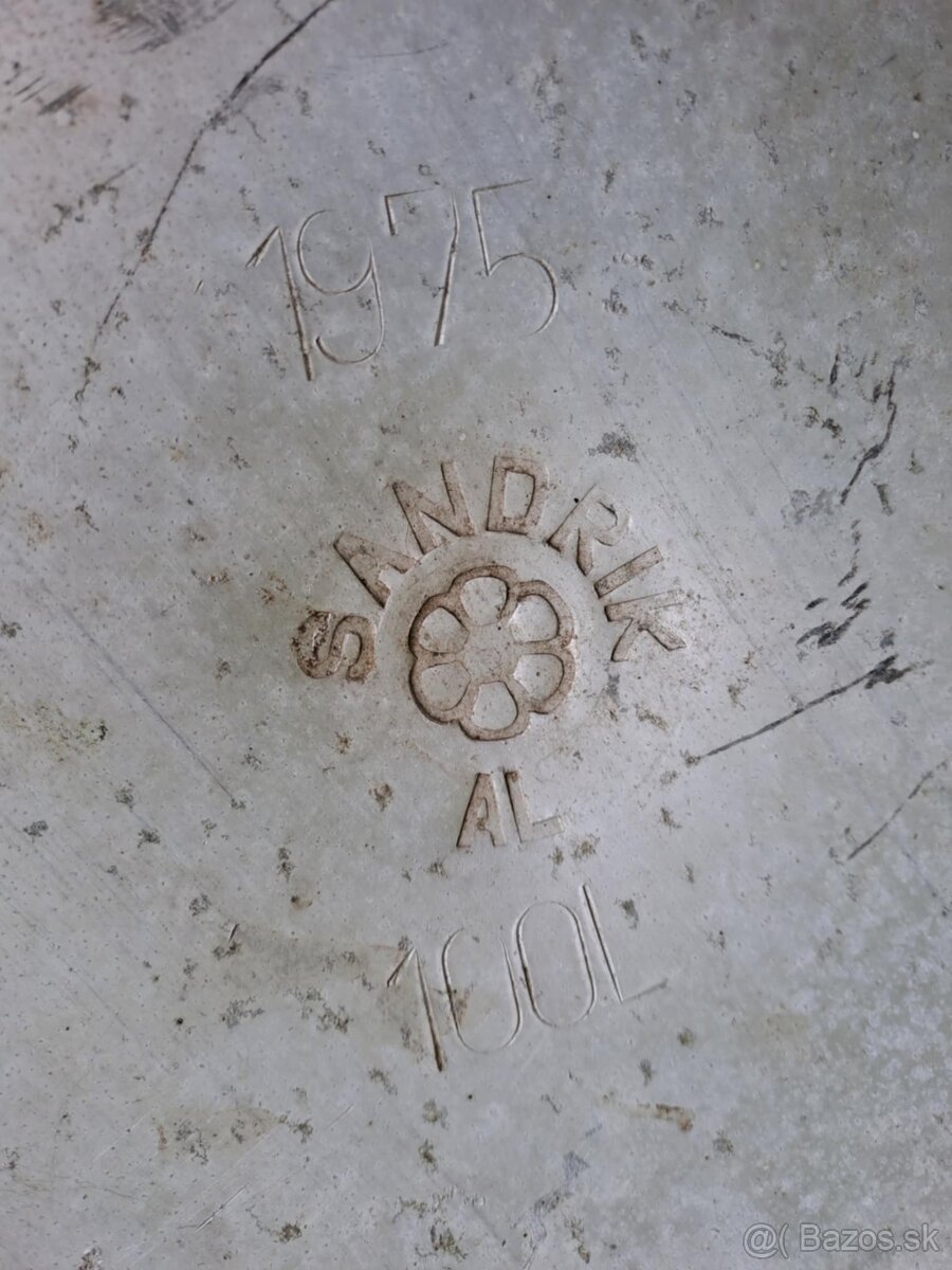 Predám 2 hliníkové sudy na kapustu, kvas - 5