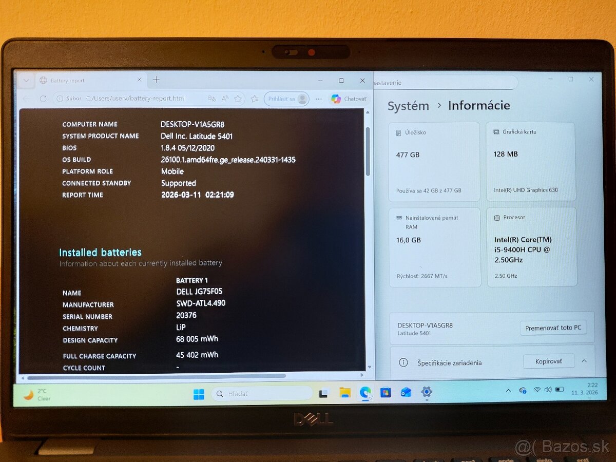 Dell Latitude 5402 | i5 • 16GB • 512GB SSD - 5