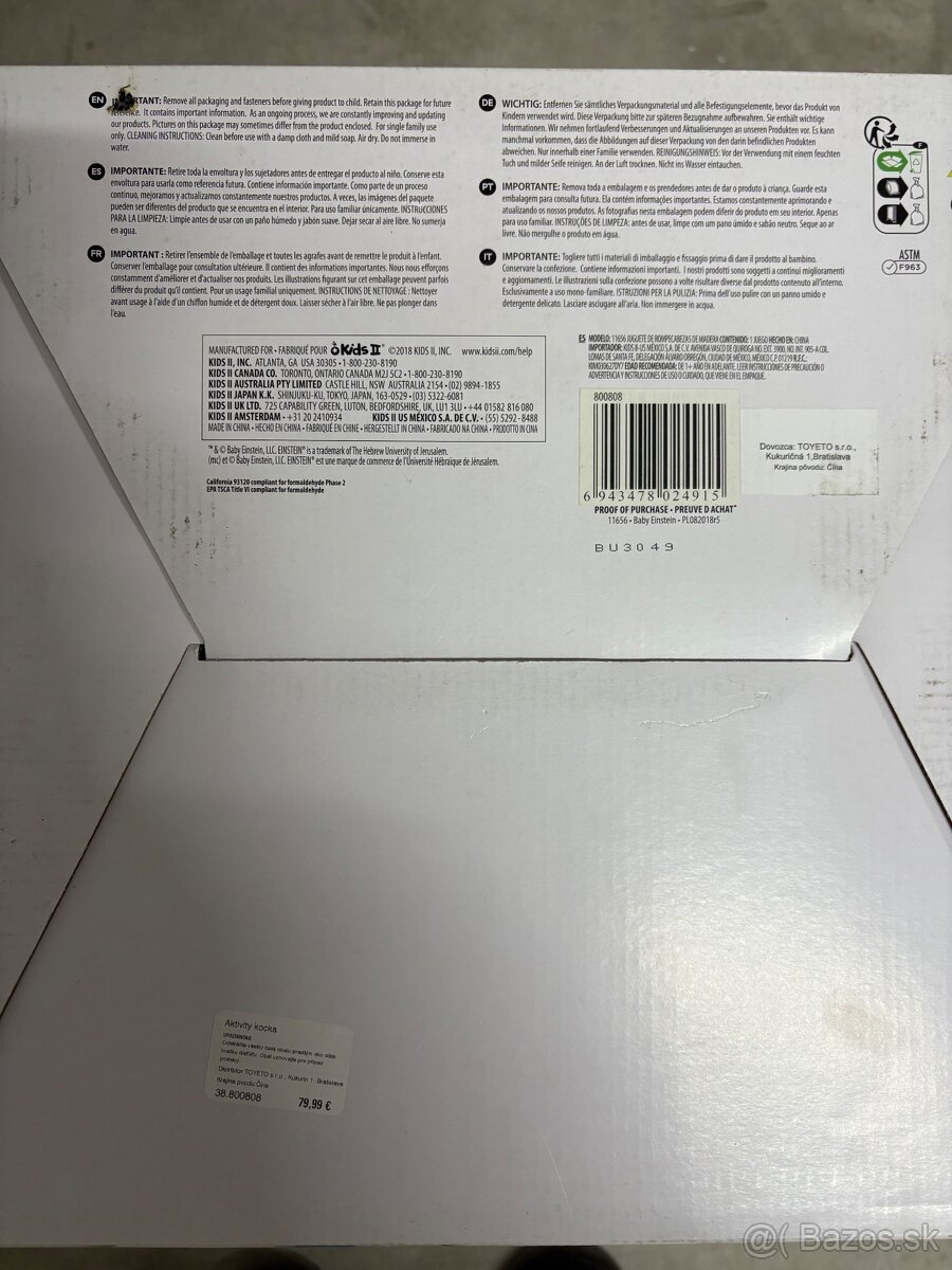 Baby Einstein - detska aktuvity kocka - 5