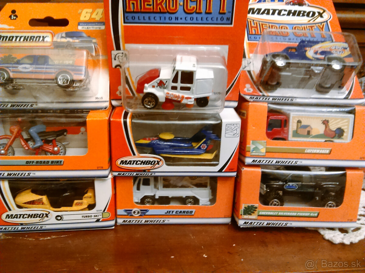 100modelov matchbox v celostia v krabičkach - 5