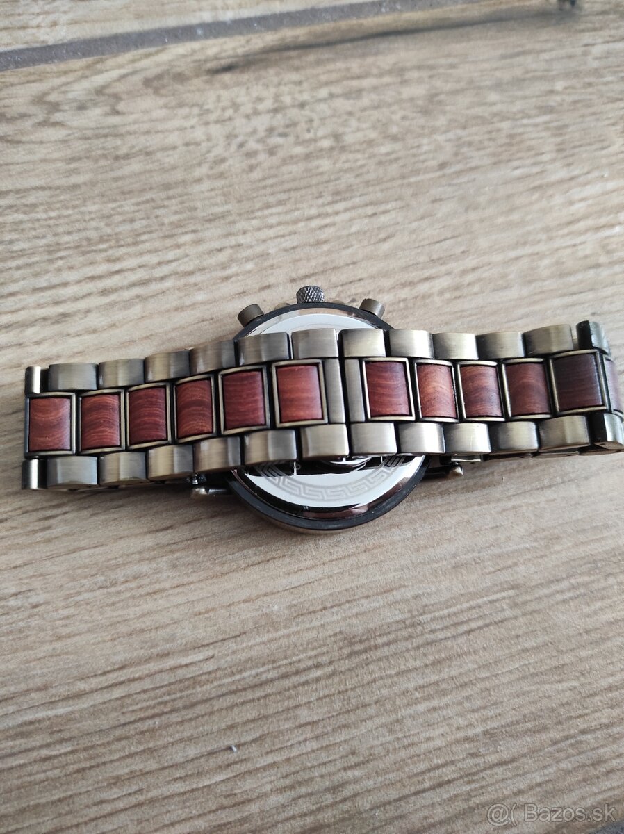 Pánske drevené hodinky - 5