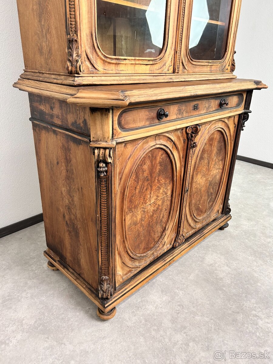 Starožitná vitrína/knižnica - 5