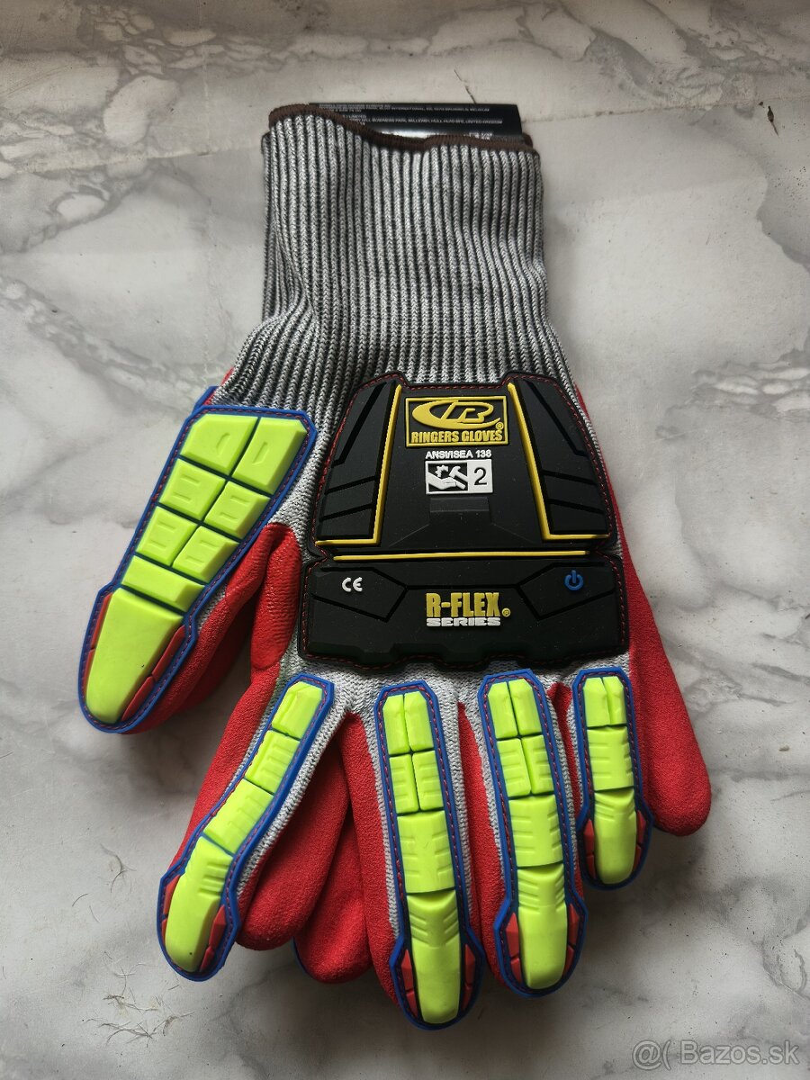 profesionálne pracovné Milwaukee a R-Flex rukavice 20 ks - 5