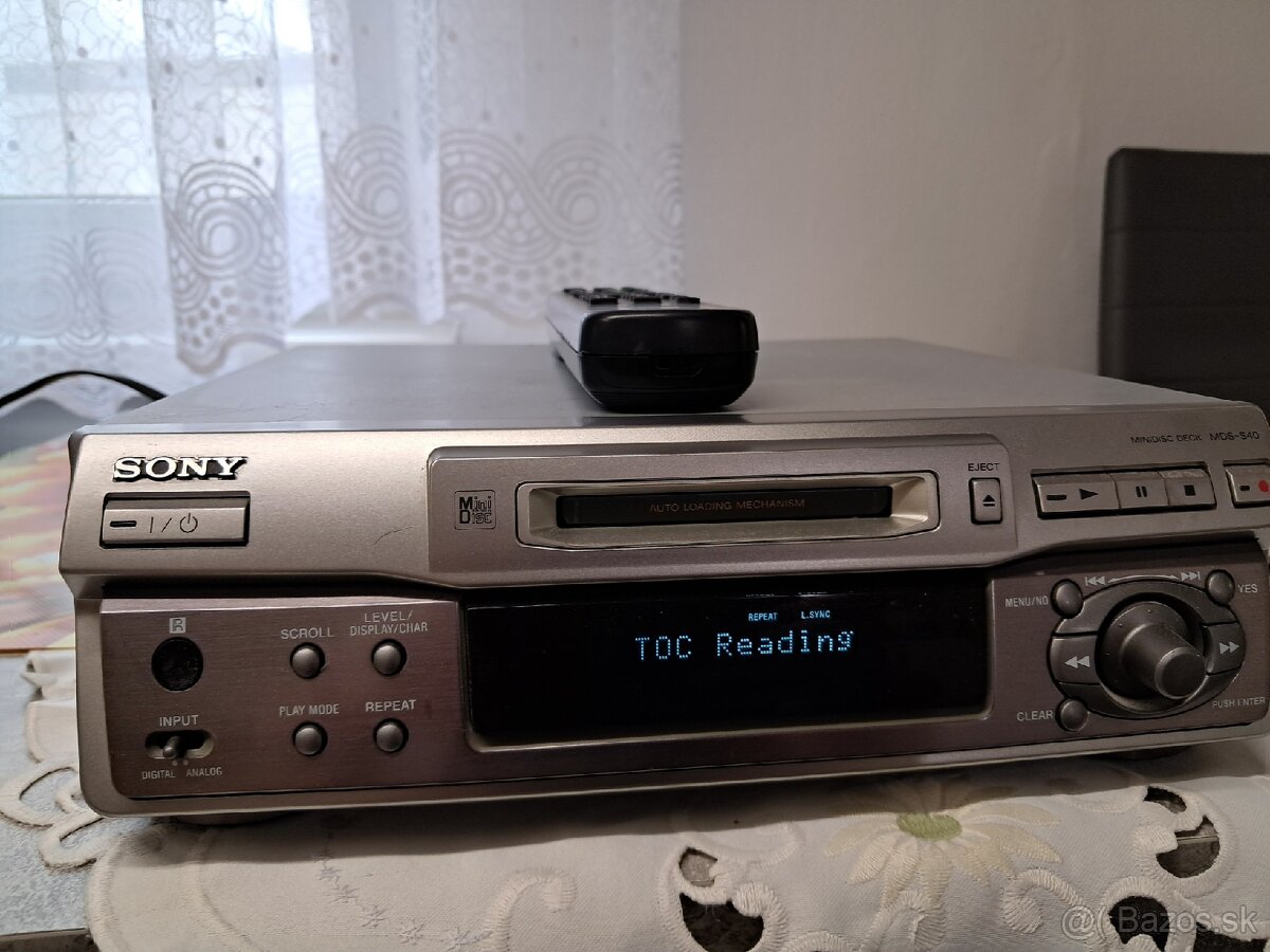 SONY mini disk rekordér - 5