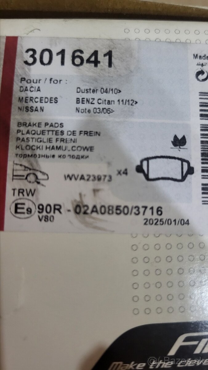 Valeo brzdove oblozenie - 5