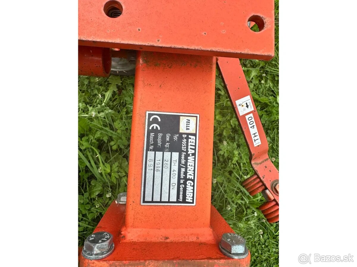 4,0m Obraceč sena FELLA TH400 DN - lehký jen 260kg - 5