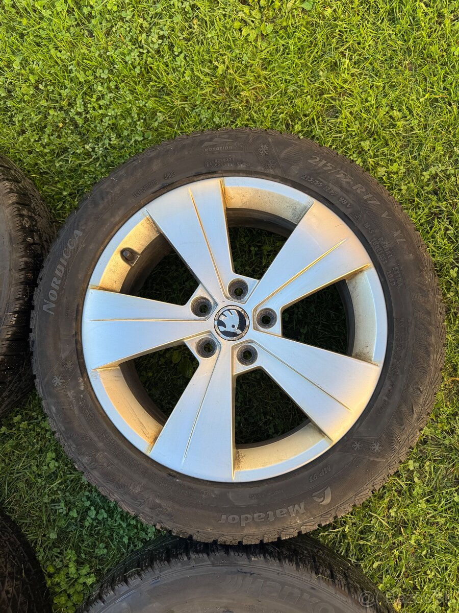 Zimná Sada ŠKODA SUPERB 3 TRITON 215/55 R17 - 5