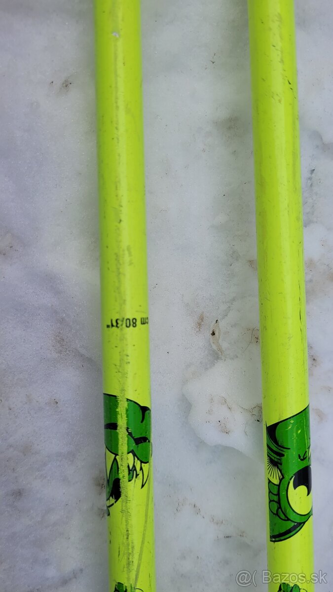 Detské lyžiarske palice 100 a 80 cm - 5