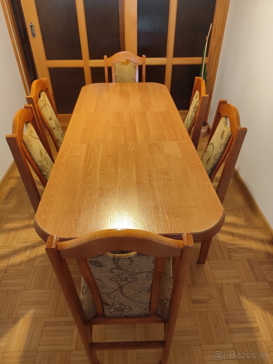 Jedálenský stôl a stoličky - 5