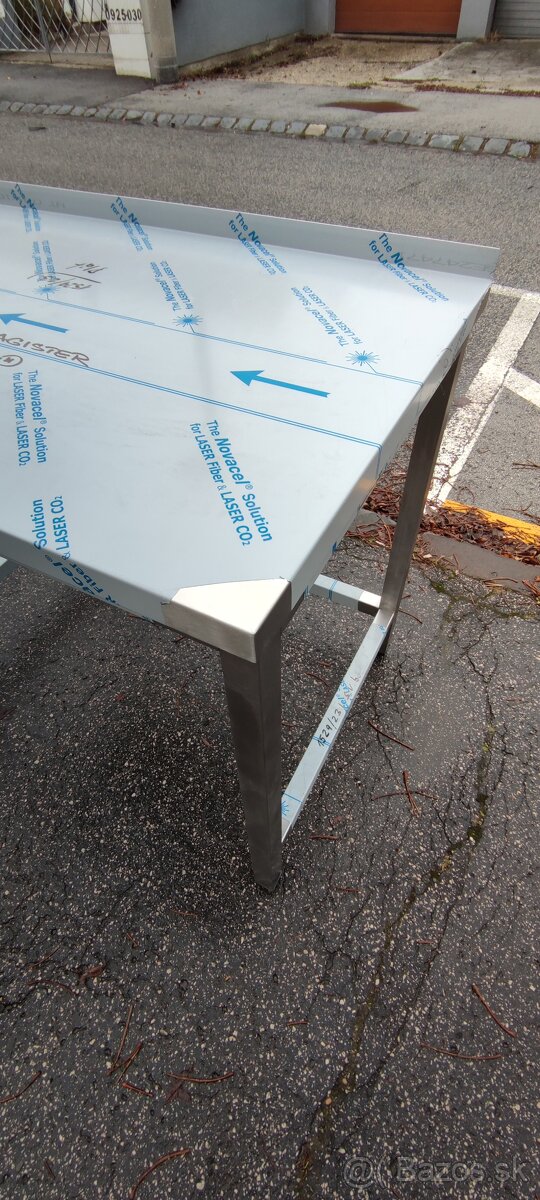 Potravinárske pracovné gastro stoly, nerezový nábytok - 5